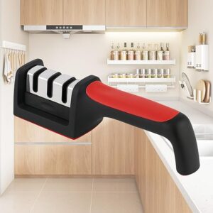 Afiador de facas de 3 estágios para cozinha