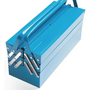 Caixa para ferramentas sanfonada com 5 gavetas