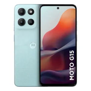 015_Smartphone Motorola Moto G15 - 128gb 12gb (4gb Ram+8gb Ram Boost) E Camera 50mp Com Ai E Night Vision Bateria De 5200 Mah Tela Fhd+ 6.7 Com Superbrilho Nfc Azul Claro